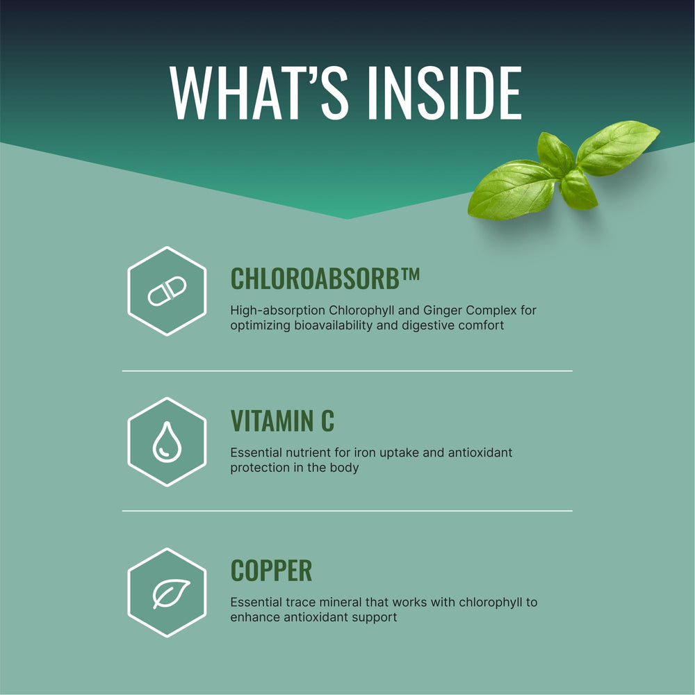 Approved Science Liquid Chlorophyll drops closeup for easy dosing.