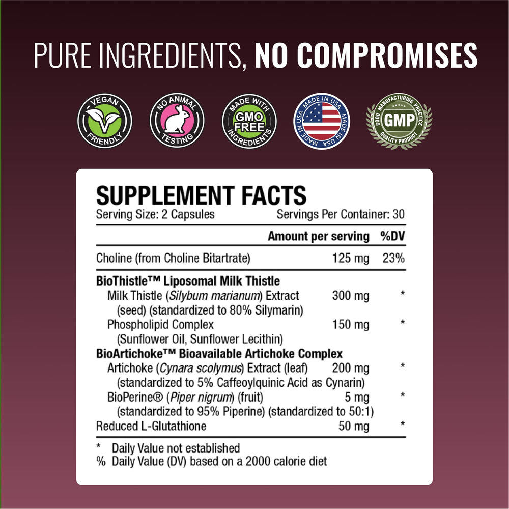 Approved Science Liversyl capsules on white background for easy daily supplementation.