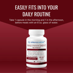 Close-up of Approved Science bottle cap and capsules ready for your routine.