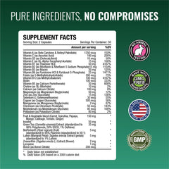 Approved Science Multi-Vitamin front packaging showcasing six-month supply.