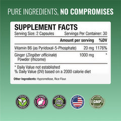 Approved Science Nauseprin label-info emphasizes GMP-certified US manufacturing.