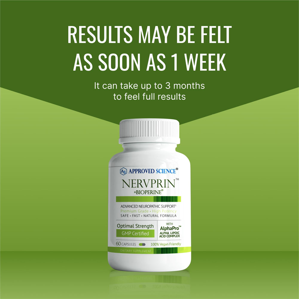 Nervprin BioPerine inclusion for enhanced absorption and bioavailability