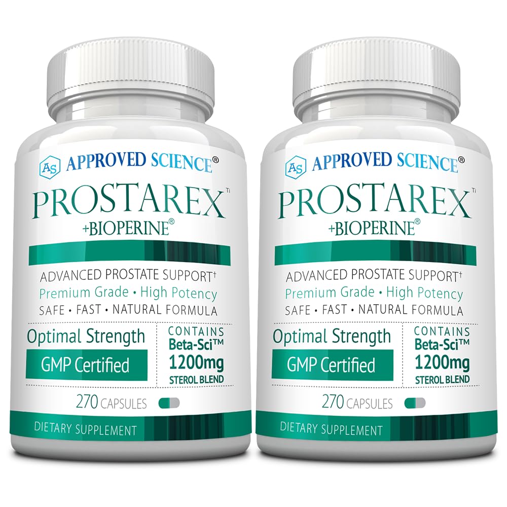 Approved Science Prostarex bottle front view for convenient daily use