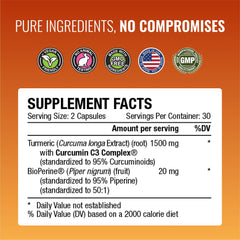 Approved Science Turmeric MD packaging signals a six-month supply.
