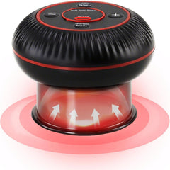 APXPF Electric Cupping Set on the back for targeted relief and improved circulation.