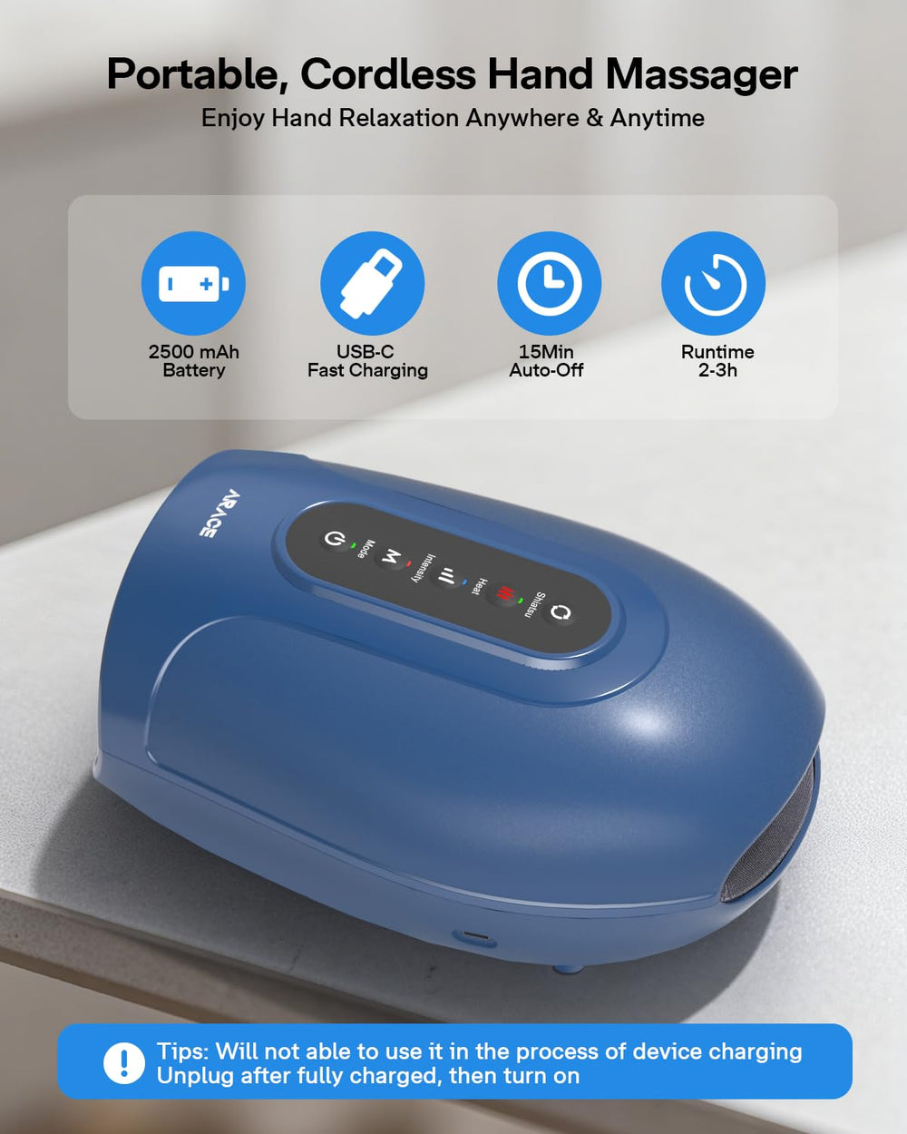 Arace kit includes an ergonomic stress ball to ease muscle tension.