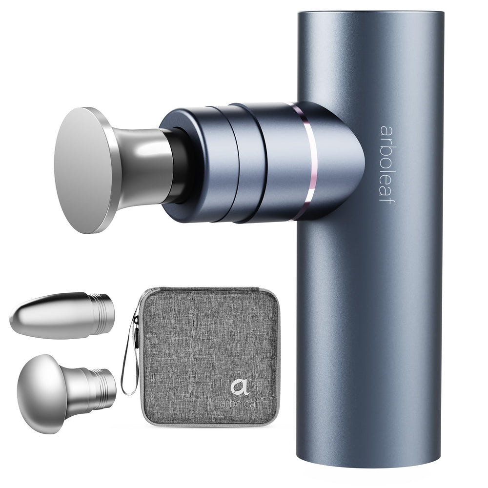 ArboLeaf massage gun with metal head for deep tissue work