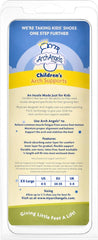 Arch Angels 3/4-length orthotic supports growing feet during daily activities