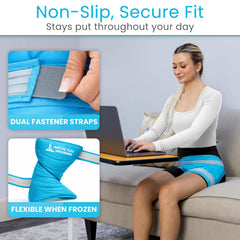 Arctic Flex hip ice pack wrap ideal after surgery recovery.