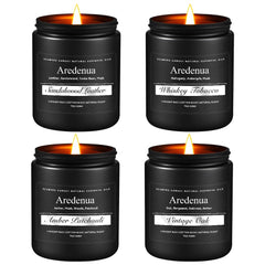 Aredenua Sandalwood Leather candle for a masculine, inviting atmosphere.