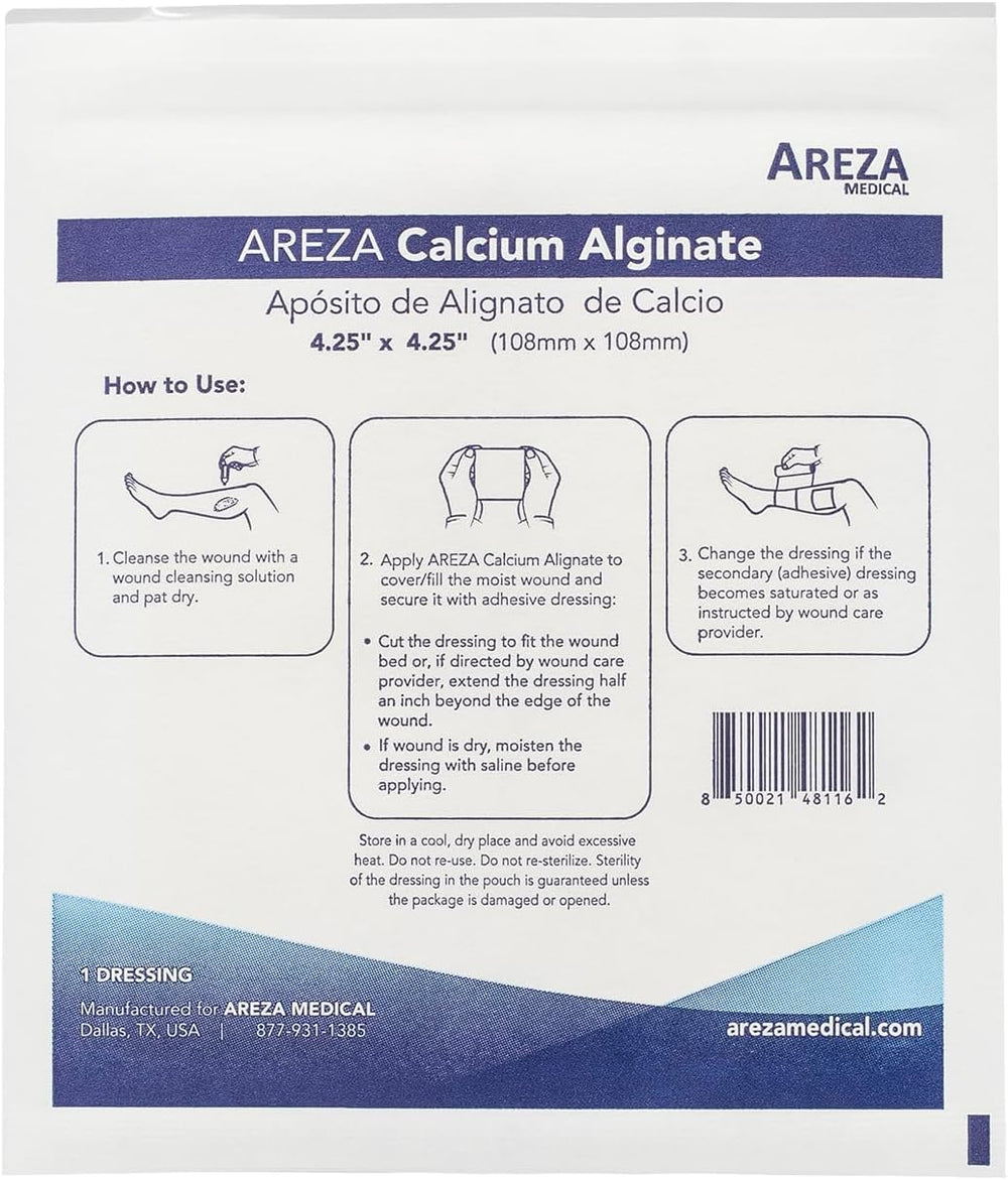 Areza Medical wound dressing offers non-stick removal for comfortable changes
