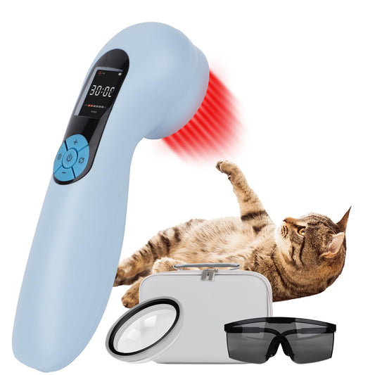 Ariysah cold laser dog front view with 808nm heads for deep tissue care