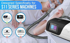 ArmiX easy-setup CPAP tube ensures quick connection to AirSense 11 devices.