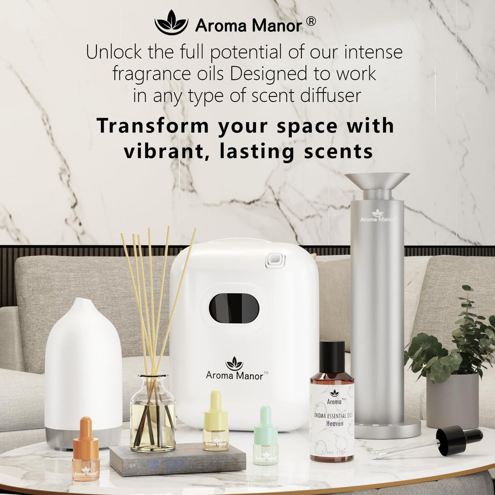 Aroma Manor Luxury hotel-inspired scent elevates bedrooms, baths, kitchens, and offices