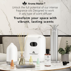 Aroma Manor Luxury hotel-inspired scent elevates bedrooms, baths, kitchens, and offices