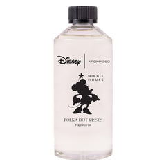 Aroma360 Disney Polka Dot Kisses bottle displaying elegant diffusion-ready design.