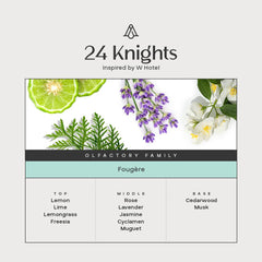 AROMAPLAN 24 Knights fragrance oil pour demonstrating diffusion customization