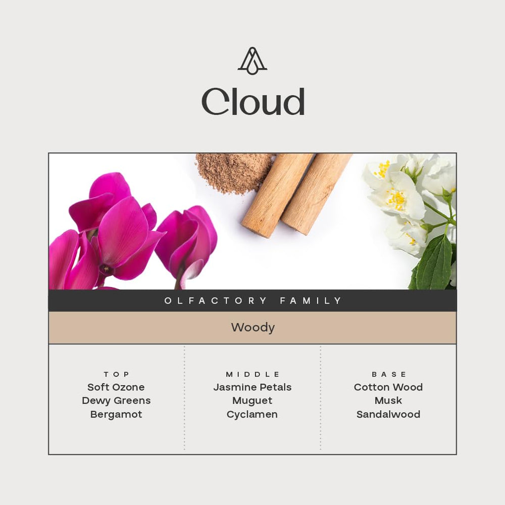 Luxurious hotel-inspired room infused with Aromaplan Cloud scent