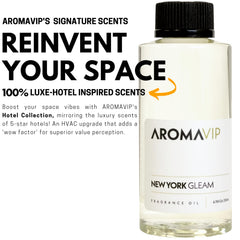 Aromar Hotel Collection diffuser installation in a room for easy scent deployment.
