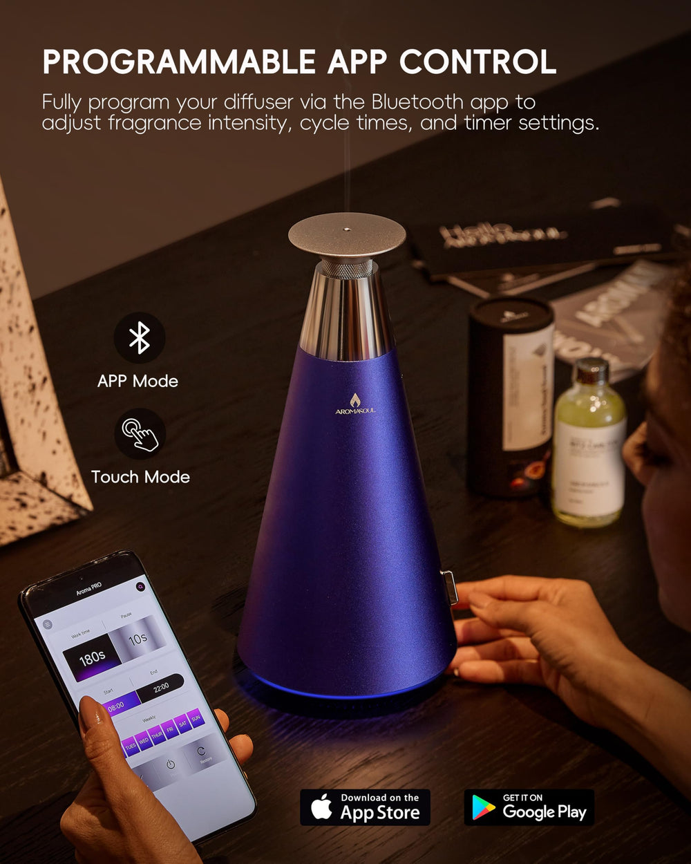 AROMASOUL Scentiment Starter Kit packaging protects the diffuser and delights gift recipients.