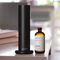 AromaTech Fresh Linen musk note detail grounding the scent with elegance.
