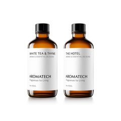 AromaTech Hotel diffuser bottle pour for a crisp, welcoming scent.