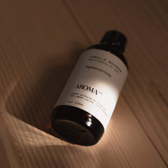 AromaTech Vanilla Bourbon 4oz bottle on display.