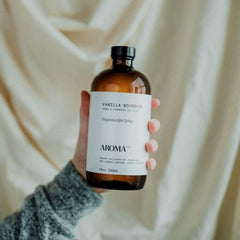 AromaTech Vanilla Bourbon packaging highlighting USA-made quality