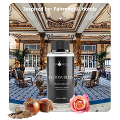 Aromely Bloom Bliss rose notes highlight elegant floral aroma.