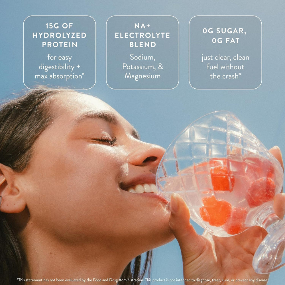 Arrae Clear Protein ingredients label highlighting a clean formula