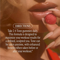 Arrae Tone Gummies close-up texture highlights chewable convenience.