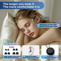 Artevive earplugs foam-tip close-up highlighting memory foam comfort.