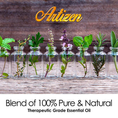 Artizen garlic essential oil in diffuser-ready form for aromatic blends.