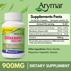 Arymar Diosmin Plus 900 daily use scene shows easy routine for circulatory support.