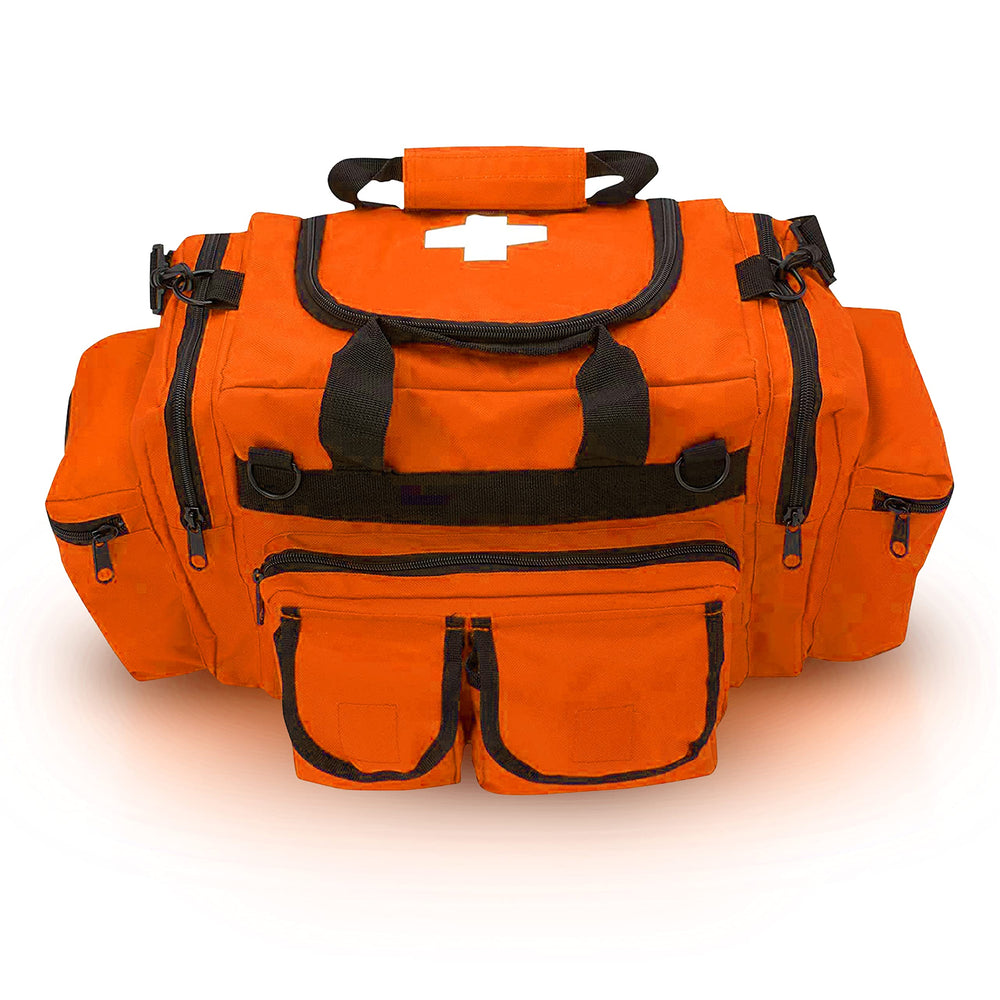 ASA TECHMED First Aid Responder bag orange open main compartment for quick access