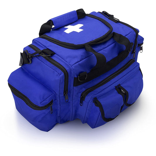 ASA TECHMED trauma bag main compartment open for rapid access to gear
