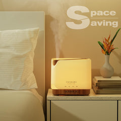 ASAKUKI 700 ml diffuser with seven LED colors for ambiance