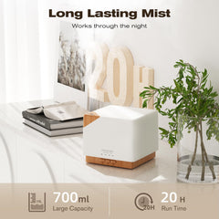ASAKUKI diffuser demonstrating mist diffusion modes for customizable aroma experiences.