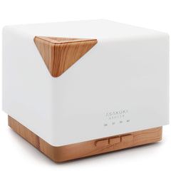 ASAKUKI 700 ml diffuser with clear water tank for easy refill and serene ambiance.