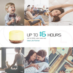 ASAKUKI diffuser dimmable light to avoid sleep disturbance