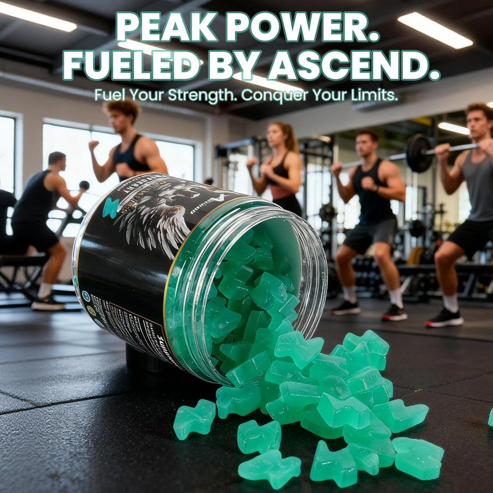 Ascend Creatine Monohydrate Gummies athlete during training session.