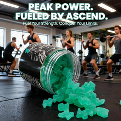 Ascend Creatine Monohydrate Gummies athlete during training session.