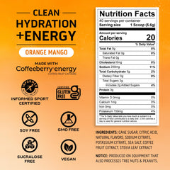 Ascent 100mg caffeine energy boost shown before a workout