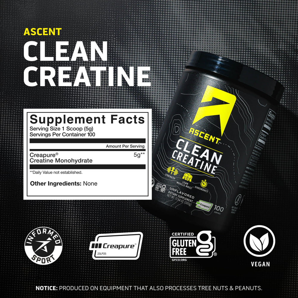 Athlete mixing Ascent creatine in a shaker for workouts