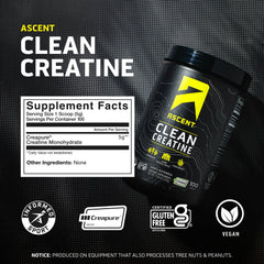 Athlete mixing Ascent creatine in a shaker for workouts