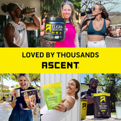 Ascent on the go hydration scene with powder ready to mix