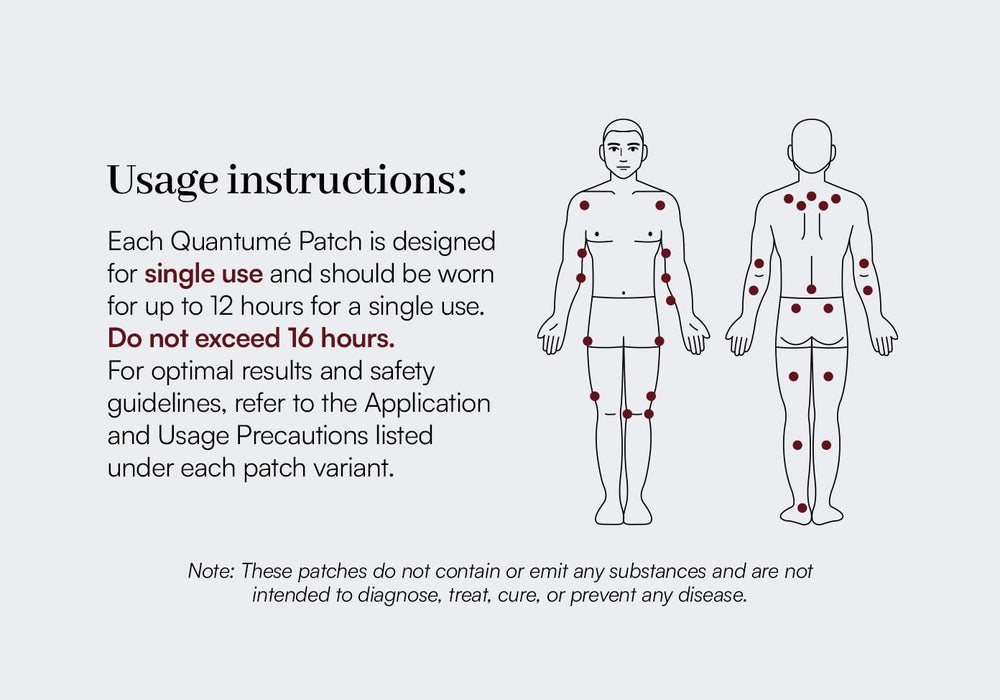 ASHBEAR Quantume N2 Relief Patch wearable remains discreet during workouts and commutes