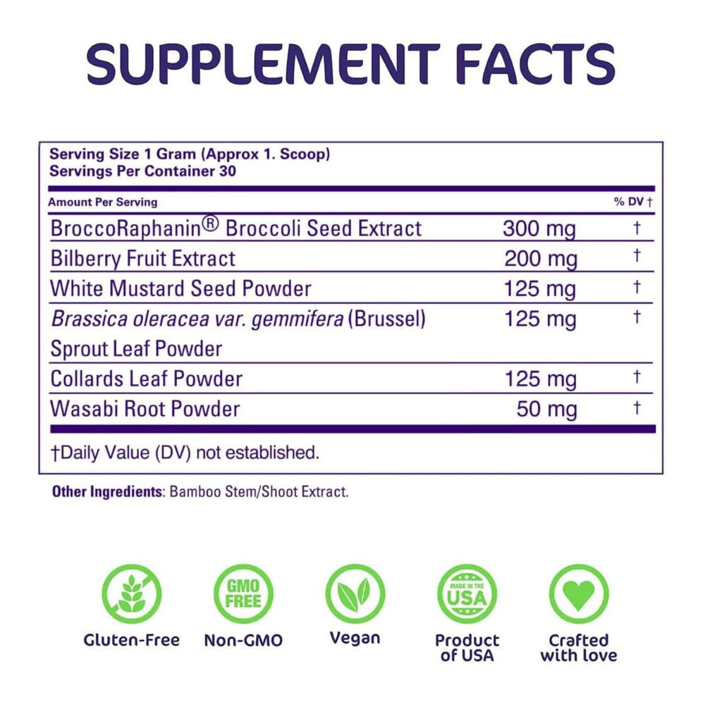 Aspire Nutrition Clear+ powder-scoop shown for convenient daily detox dosing