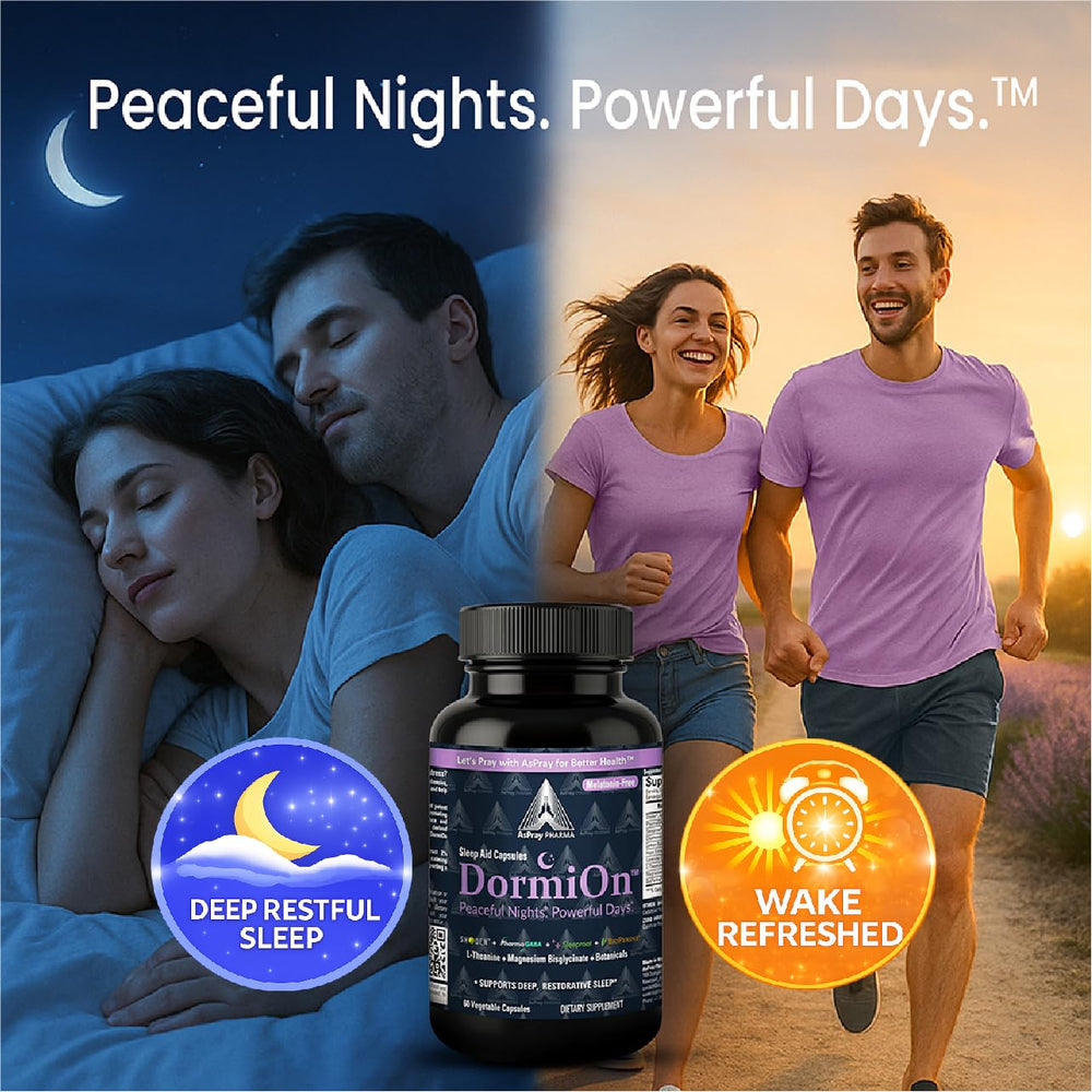 AsPray DormiOn sleep-scene with soft lighting promoting relaxation.