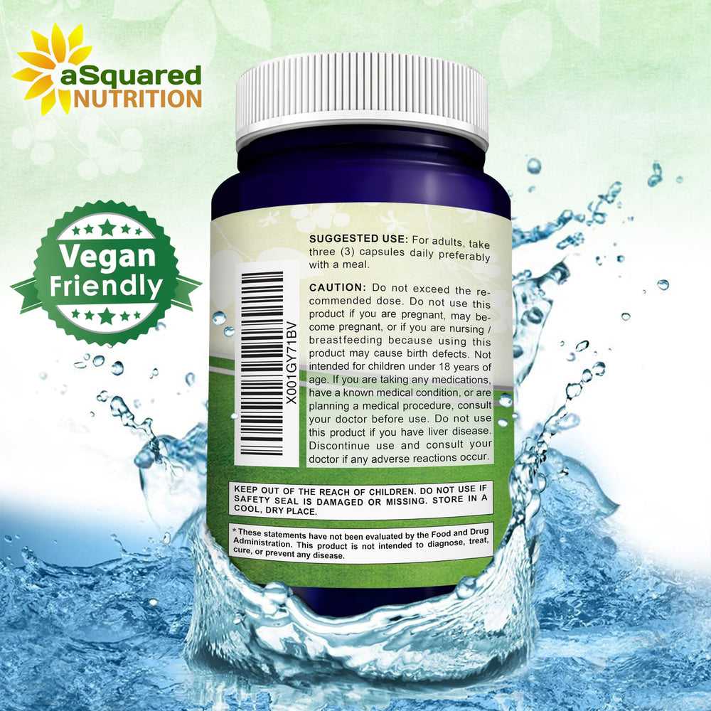 Package shot emphasizes a 60-day supply with 180 capsules